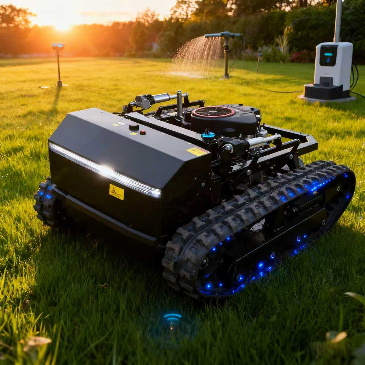 หุ่นยนต์ตัดหญ้าอัตโนมัติไร้สาย - Smart Garden Gadgets บทวิจารณ์และราคา